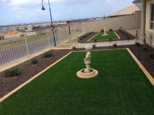 Artificial Turf and Garden Ornament Placement