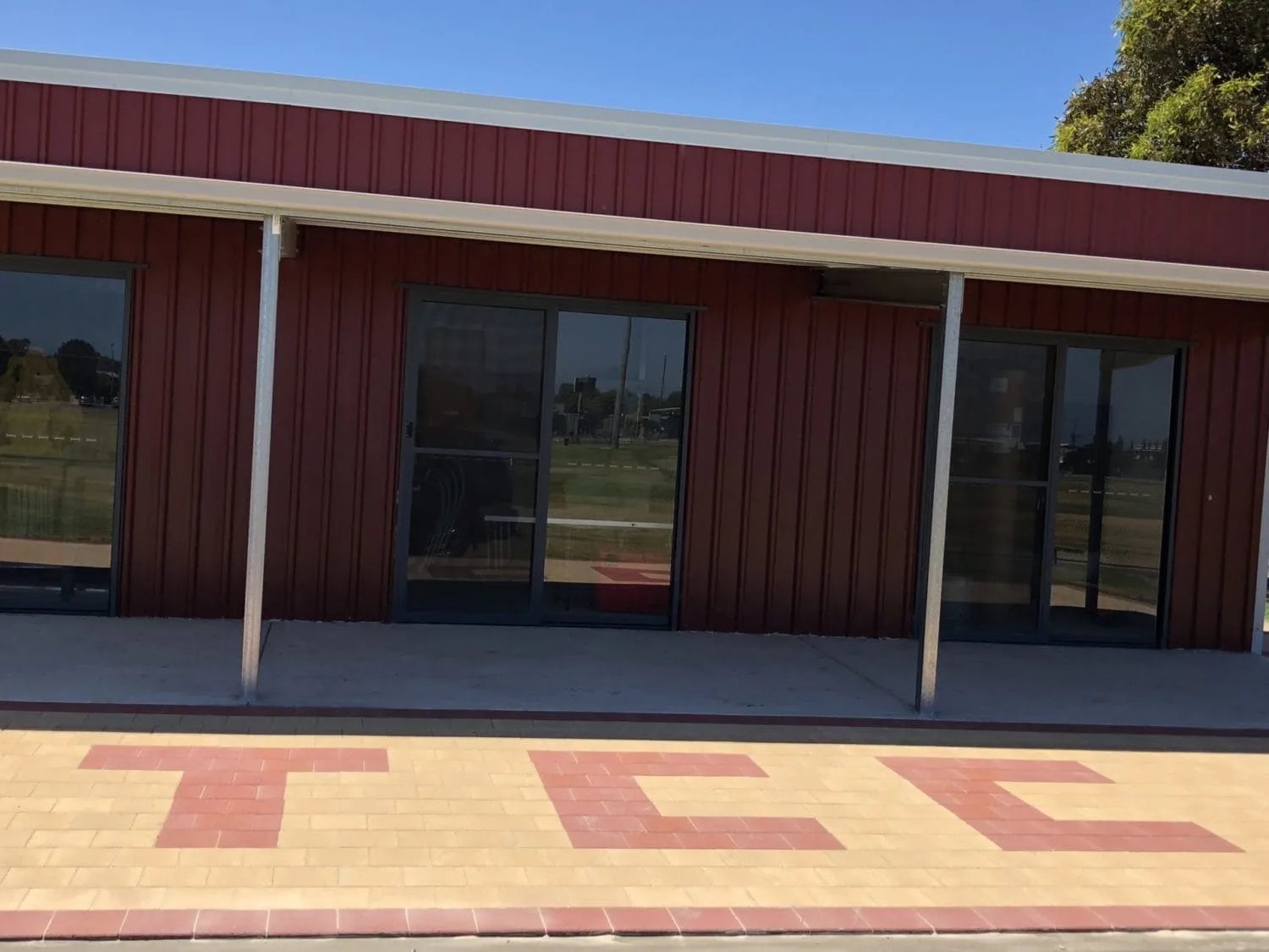 Origin Paving & Landscaping Paving at Tasman Cricket Club